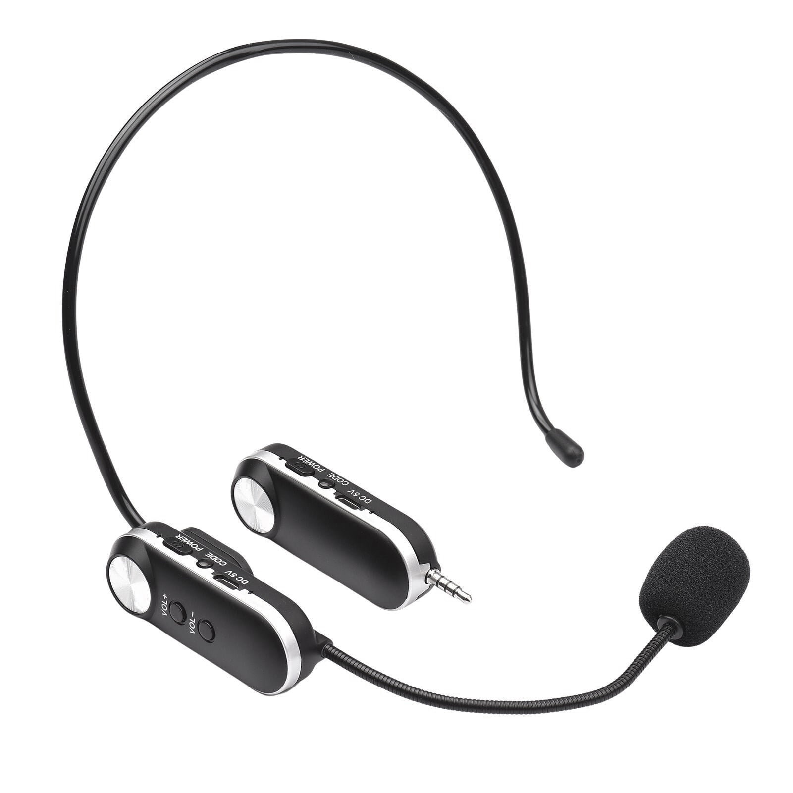 UHF Headset Wireless Microphone Professional Wireless Mic Set 6.35mm Receiver for Speaker Voice Amplifier for Teaching Training Tour Guide Teacher Conference Hosting Music Lovers Playing KTV Scenes