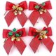 thumbnail image 1 of Lazos de Navidad campanas 8cm lazo escocés lazo de arpillera de Navidad decoraciones para árboles de Navidad adorno para árbol de Navidad, 1 of 3
