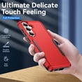 thumbnail image 3 of For Samsung Galaxy S25+ 5G Case Shockproof Rugged Full Body Protection Heavy Duty Dust/Drop Proof Cover Case​,Red&Black,For Galaxy S25+ (5G), 3 of 7