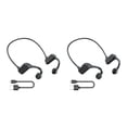 thumbnail image 2 of Auricular Bluetooth Cateissary Recargable Banda para el cuello Negro 2piezas, 2 of 6