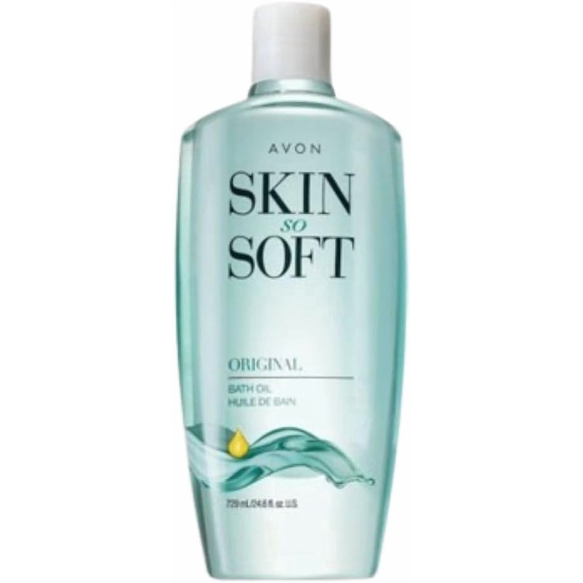 Avon Skin So Soft Original Bath & Body Oil with Jojoba Oil, Herbal Scent, 24.6 fl oz