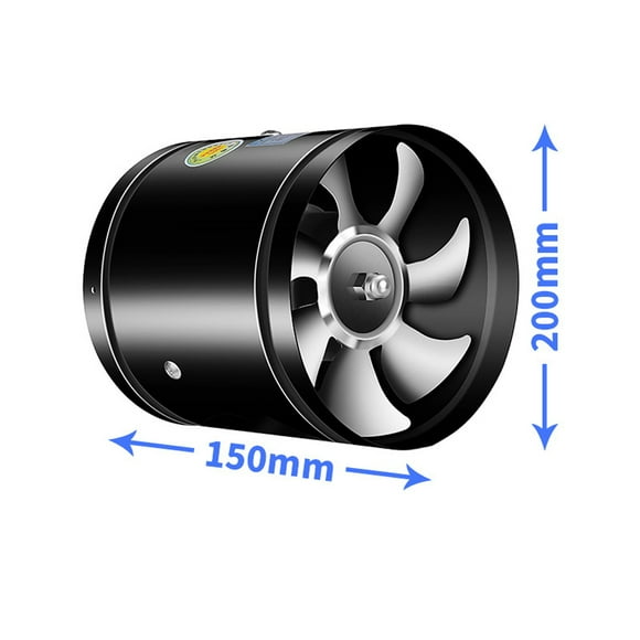 Ventilateur de Survoltage Rond en Ligne, Ventilateur d'Évacuation de Ventilation à Faible Hauteur