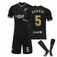 thumbnail image 1 of 22/23 Barcelona Home And Away Camiseta de fútbol para niños adultos Traje de entrenamiento-No.5 Sergio-M BmatwkZeng Bmatwk Jersey, 1 of 2