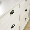 thumbnail image 4 of Bowery Hill 6 Drawer Dresser in Soft White, 4 of 6