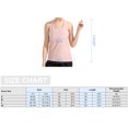 thumbnail image 2 of Women 2-in-1 Bra Tank Tops Removable Pads Hollow Out Racer, 2 of 8