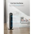 thumbnail image 4 of Better Homes & Gardens BHS2803696710BR 40"" 5 Speed Tower Fan Internal Oscillation (Black), 4 of 5