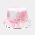 thumbnail image 6 of CoCopeaunts Tie Dye Bucket Hat for Women Double Side Wear Sun Protector Fisherman Hat for Travelling All Seasons All-Match, 6 of 8