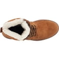 thumbnail image 4 of GC Shoes Womens Combat Boots, Lace Up Wide Calf Boots, Faux Fur Lined Riding, Work & Fashion Ankle Booties, Camila/Tan/6.5, 4 of 5
