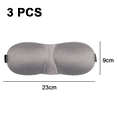 thumbnail image 2 of Sleep Mask Pack of 3, Light Blocking 3D Eye Masks for Sleeping, Blindfold for Side Sleeper, 2 of 5