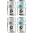 thumbnail image 4 of 2 Pack Overnight Oats Container 2-Tier Breakfast On the Go Cups with Lid and Spoon Portable Yogurt Oatmeal Container Jar, 4 of 10