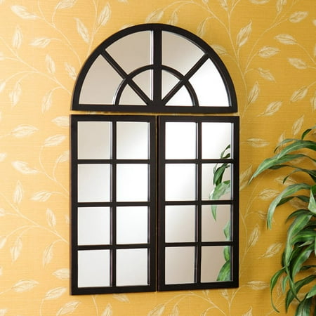 Southern Enterprises 3-Piece Windowpane Mirror