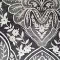 thumbnail image 2 of Leone Damask Dark Gray Throw Pillow 21x21 Inch Square Cotton with Polyfill Insert, 2 of 3