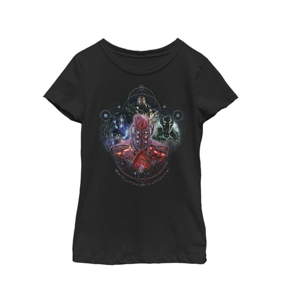 Girl's Marvel Eternals Celestials Four Graphic Tee Black Large