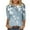 Multicolor#1, variant on Utoimkio Tunic Tops for Women Plus Size 3/4 Sleeve Floral Print Shirts Crewneck Pullover Tee Blouses for Women