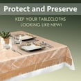 thumbnail image 3 of DELUXE Super Clear Heavy Duty Wide Tablecloth Protector, 60" Round, 3 of 4