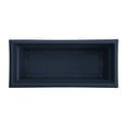 thumbnail image 7 of Bloem Veranda 26" Plastic Rectangular Deck Box Planter - UV-Resistant, Indoor/Outdoor, Navy, 2-Pack, 7 of 7