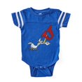 thumbnail image 1 of CafePress - FIN U For Unicorn - Cute Infant Baby Football Bodysuit, 1 of 1