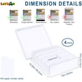 thumbnail image 4 of Row Trading Card Storage Box Cardboard Storage Box with Divider for Mtg Tcg Sports Cards, 4 of 6
