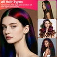 thumbnail image 5 of 10Pcs Temporary Hair Color, Washable Temporary Color Hair Dye Pen Gifts, Girl Gifts Hair Wax, Safe Temporary Hair Color for Teens and Adults, Great Birthday Gift, Hair Color Pens for Girls Makeup Kit, 5 of 7