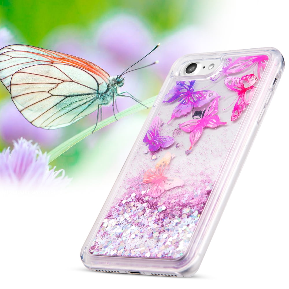 Beautiful Liquid Glitter Waterfall Cellphone Case for iPhone 8 Plus / 7 Plus