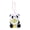 Beige, variant on Beige Beige Plush Panda Toy With Handmade Flower Arrangement And Colorful Rope For Bag Charm Or Ornament