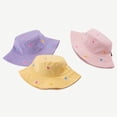 thumbnail image 4 of Fashion Outdoor Travel Sunscreen Fisherman Hat Cotton Sun Cap Bucket Hat YELLOW, 4 of 8