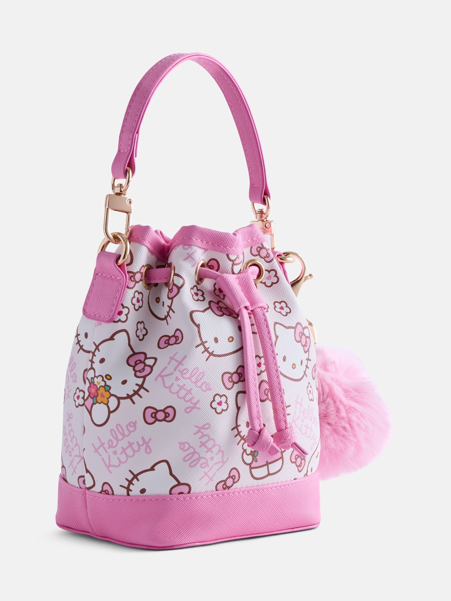 Hello Kitty Girls Drawstring Bag, Pink