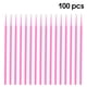 thumbnail image 2 of Hisopos de algodón Portátil Pie de pestañas Cosméticos Cosméticos Limpieza Palos Baño Salón Oficina Obras Oído Tool Tool Accesorios Pink 100 Piezas Inevent CE001447-01, 2 of 7