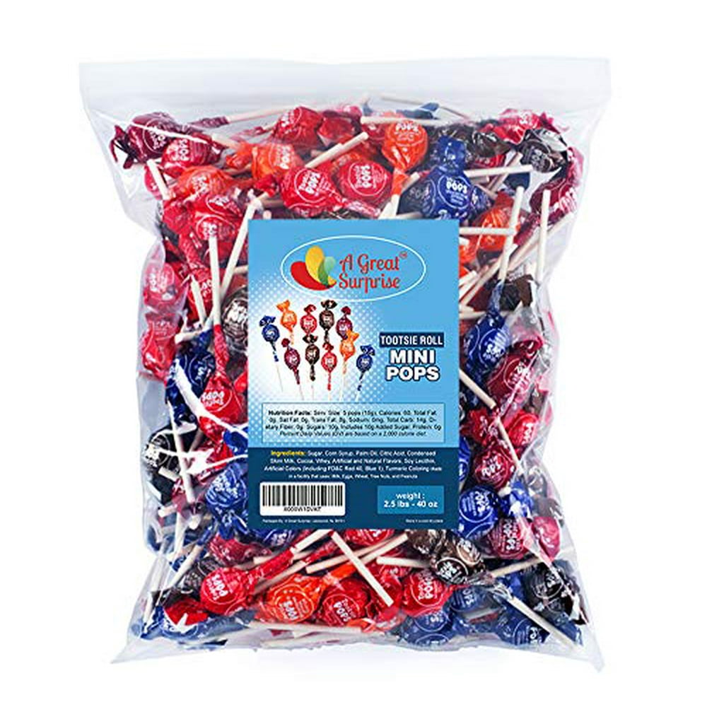 Mini Tootsie Pops - Lollipops For Kids - Tootsie Pops Bulk - Tootsie ...