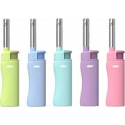 MK Lighter Candle Lighters, Windproof Flame, Ideal as Lighters for Candle, BBQ Lighters, Camping Lighters, Outdoor Lighters, Harmony Series, Butane Refillable Lighters (5PC)