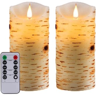 Luminara Flameless Crystal Beads Glitter Sphere Candle - Chalky Green With 5-Hour Timer, Realistic Moving Flame, Safe For Kids & Pets, Battery Operated