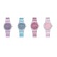 thumbnail image 3 of EeaseMX Reloj de moda para niños, reloj de pulsera colorido y brillante, reloj de cuarzo creativo, decoración de muñeca rosa, 3 of 7