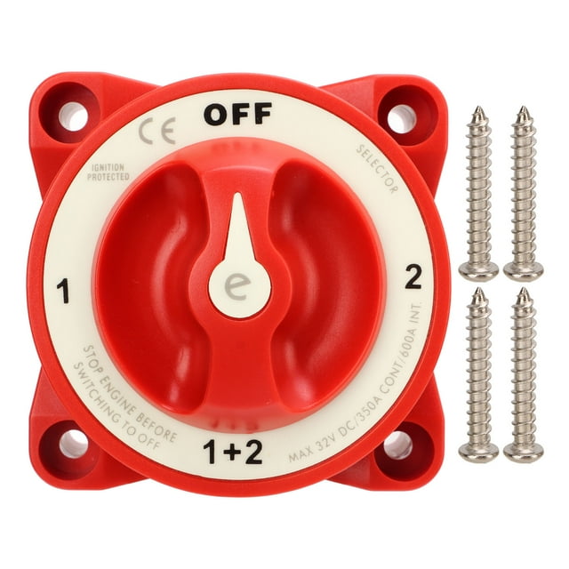 Oubit Battery Power Off Switch,Battery Disconnect Switch 4 RV Car Battery Switch Marine Boat Disconnect Switch Rapid Response