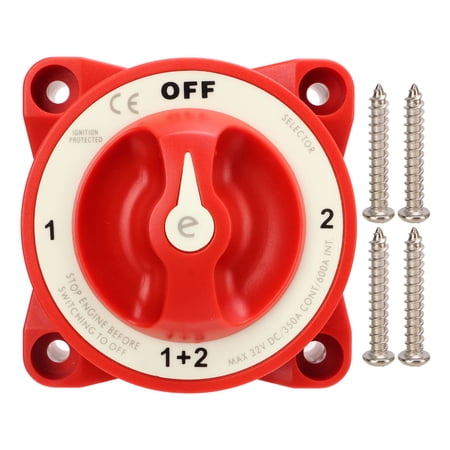 Interrupteur De Batterie Marin Floweringbeter – 2/3/4 Positions, 48V 100-300A, Double Circuit, Robuste, Pour Bateaux