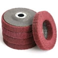 thumbnail image 2 of 10Pcs 4 Inch Nylon Fiber Flap Disc Polishing Grinding Wheel,Scouring Pad Buffing Wheel for Angle Grinder, 2 of 6
