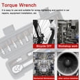 thumbnail image 7 of 16-Piece Torque Wrench Set Hexagon Bi-Directional Adjustable 1/4 Inch Ratchet Wrench Maintenance Tool, 7 of 7
