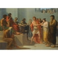 thumbnail image 3 of European School 24x18 Black Modern Framed Museum Art Print Titled - Phryne Before the Areopagus (18th-19th Century), 3 of 5