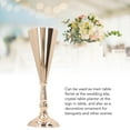 thumbnail image 4 of Golden Iron Vase Ornaments Style Props Sign In Table Flower For  Table Decoration Wedding Main Table Vases, 4 of 8