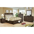 thumbnail image 3 of Furniture of America Jexter Wood 2-Piece Dresser and Mirror in Dark Oak, 3 of 5
