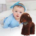 thumbnail image 2 of Peluche de peluche hecho a mano con forma de perro Lucky, realista, 2 of 3