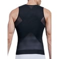 thumbnail image 5 of FITVALEN Mens Slimming Body Shaper with Zipper Compression Shirt Shapewear Waist Trainer Corset Abs Tank Top Gym, 5 of 5