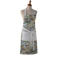 thumbnail image 3 of Cotton Apron - Fish Aquarium Print - Kitchen BBQ Restaurant Cooking Painters Artists - Full Apron or Waist Apron, 3 of 8