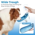 thumbnail image 4 of Botella de agua para perros de 19 oz, botella de agua plegable para viajes para perros, dispensador de agua portátil para perros con recipiente plegable para caminar, 4 of 5