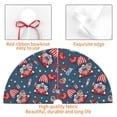 thumbnail image 4 of Yiaed Gnome Love USA Print Christmas Tree Skirt , Tree SkirtsTree Mat for Christmas Winter Holiday Indoor Decorations-36", 4 of 7