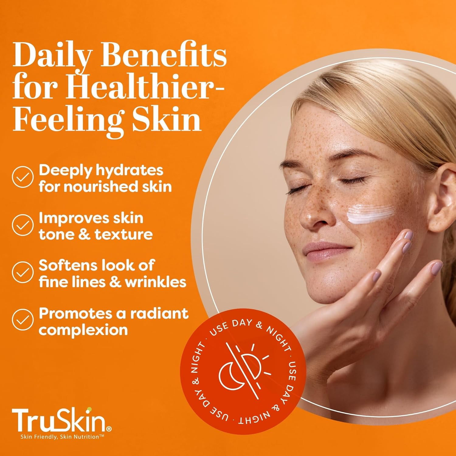 TruSkin Vitamin C Brightening Cleanser For Face – With Vitamin C, Vitamin E, Rosehip Oil, Aloe Vera – Deep Clean and Refresh, 5 fl oz