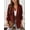 Wine, variant on Miqool Womens Bussiness Casual Blazers Lightweight Open Front Cardigan Long Sleeve Work Office Blazer Suit Jackets with Pockets, S-XXXL