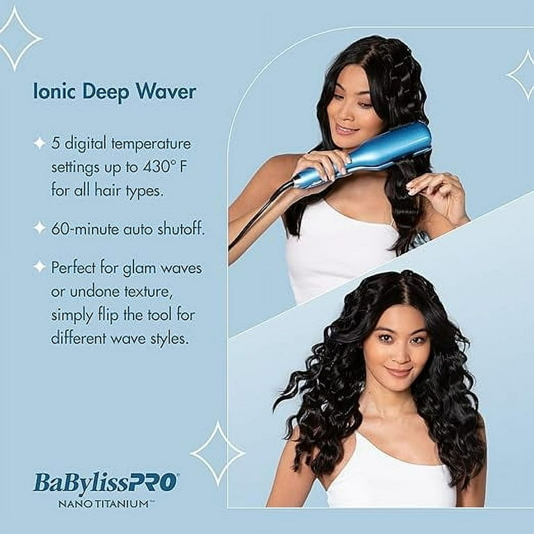 BaBylissPRO Nano Titanium Ionic Deep Waver