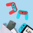 thumbnail image 4 of Empuñaduras de mano para juegos 2 uds. soporte de controlador de mango elástico accesorios de juego portátiles aptos para Switch OLED JShteea El nuevo, 4 of 8
