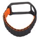 thumbnail image 5 of Correa de reloj magnética de silicona Correa de repuesto de reloj Pulsera de reloj ajustable para TomTom Runner 2 Negro Naranja, 5 of 10