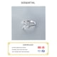 thumbnail image 2 of Anillo de Plata de Ley 925 con forma de hoja de circón coreano, dedo índice femenino, joyería Retro hecha a mano, regalo para pareja, 2 of 2